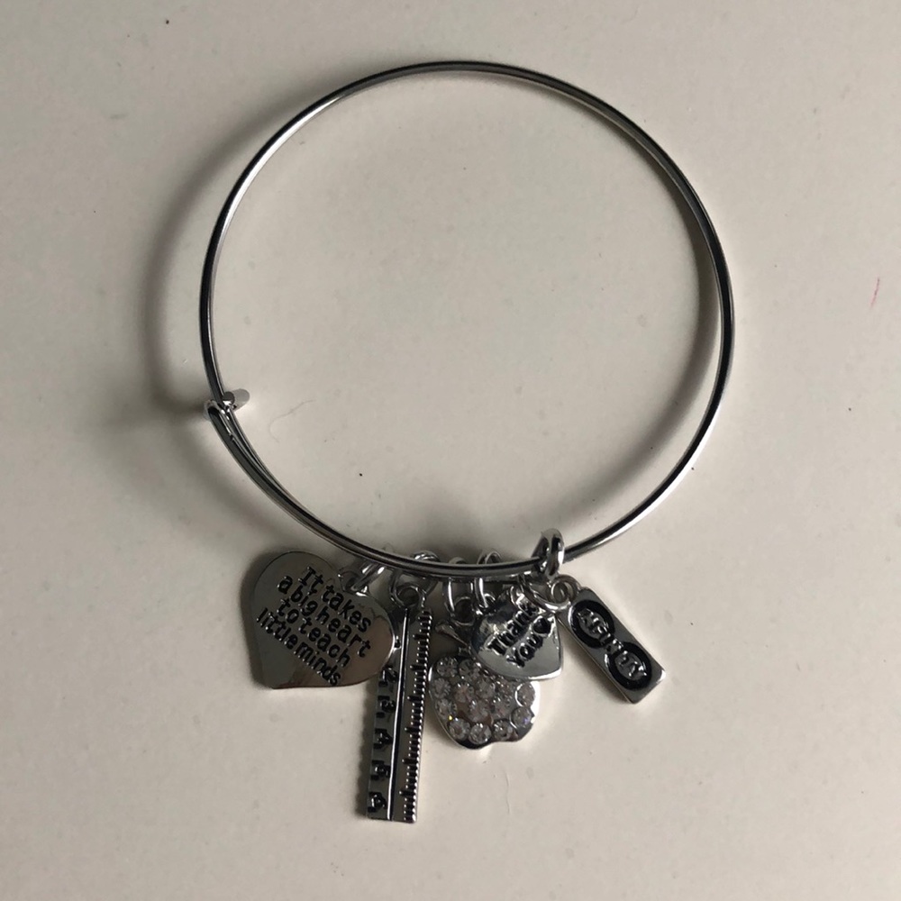 Teacher appreciation bracelet
